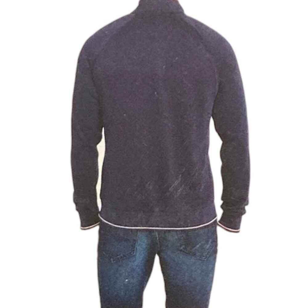 NEW Robert Graham Deluxe Knit Lightweight Jacket | Navy - Picture 2 of 13